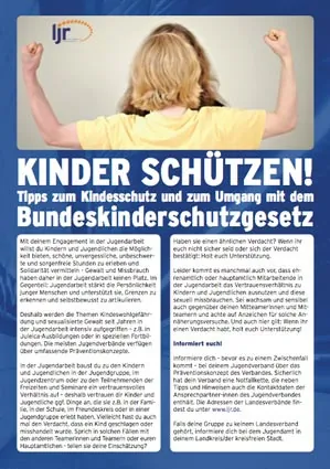 Kinder schützen! Tipps zum Kindesschutz und zum Umgang mit dem BKiSchG